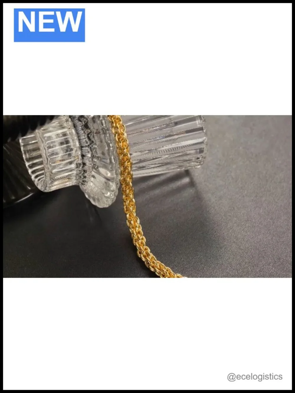 14K Gold Plated Rope Chain Bracelet for Women Men Non-Tarnish Lobster Clasp